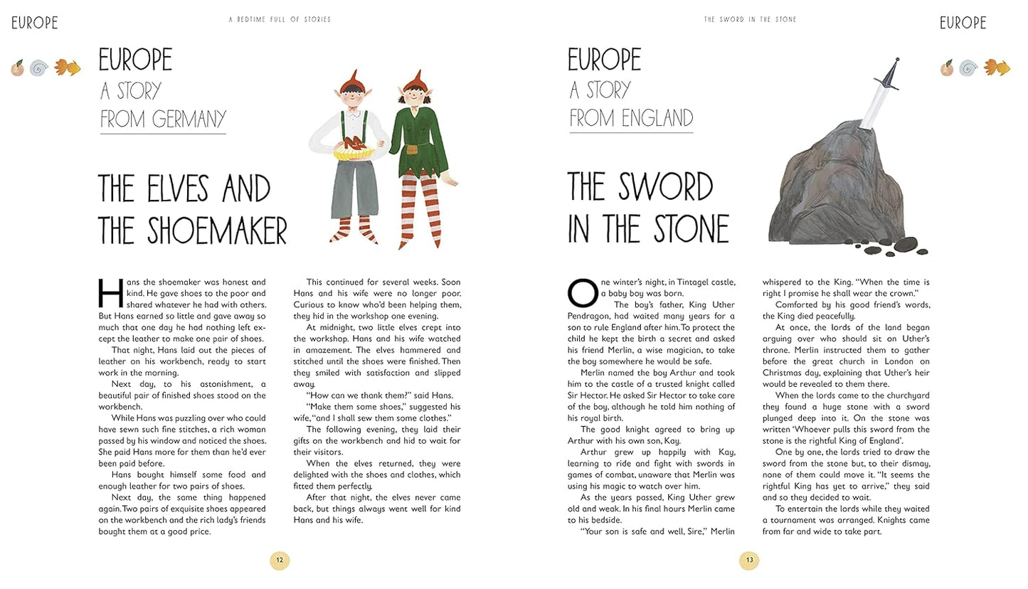 A Bedtime Full Of Stories: 50 Folk Tales and Legends From Around the World