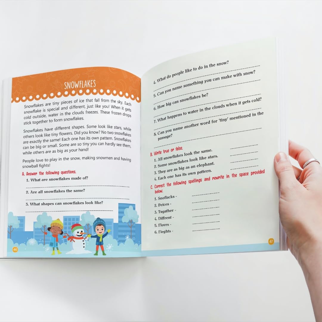 Reading Comprehension Activity Book for Kids