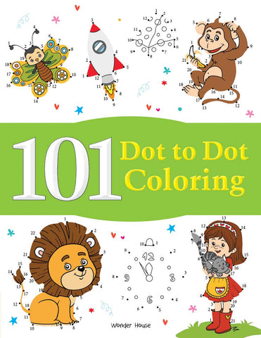 101 Dot To Dot Coloring Book