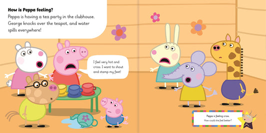 Learn With Peppa Pig: Peppa's Big Feelings: A Lift-The-Flap