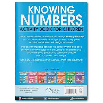 Knowing Numbers Activity Book For Children