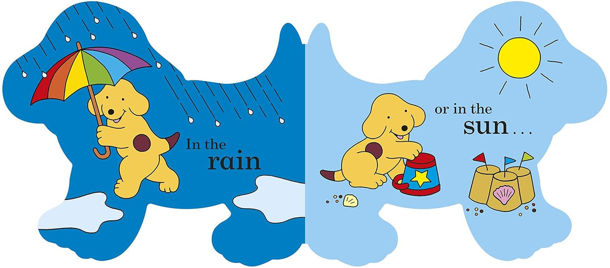All About Spot: A dog-shaped board book for babies and toddlers