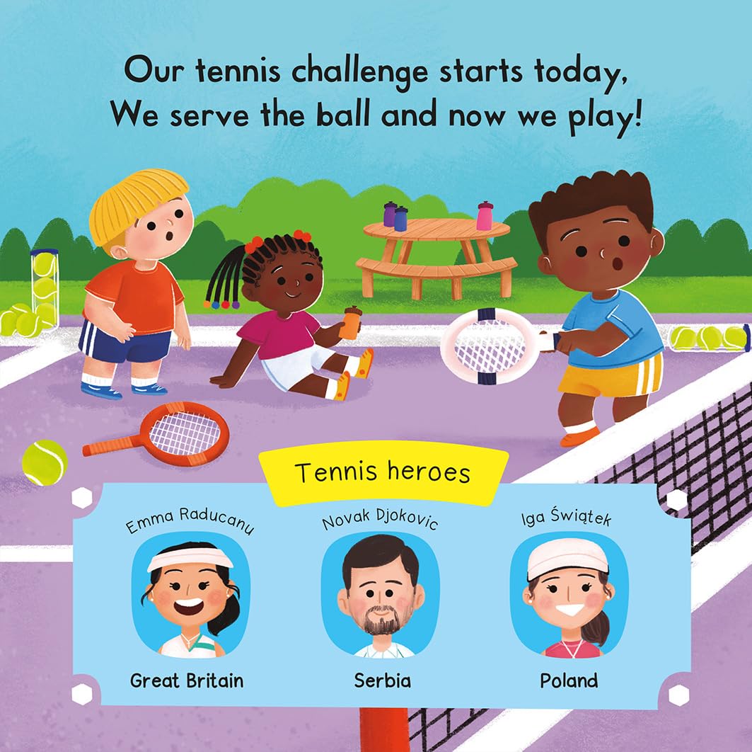 Busy Tennis: Push Pull Slide