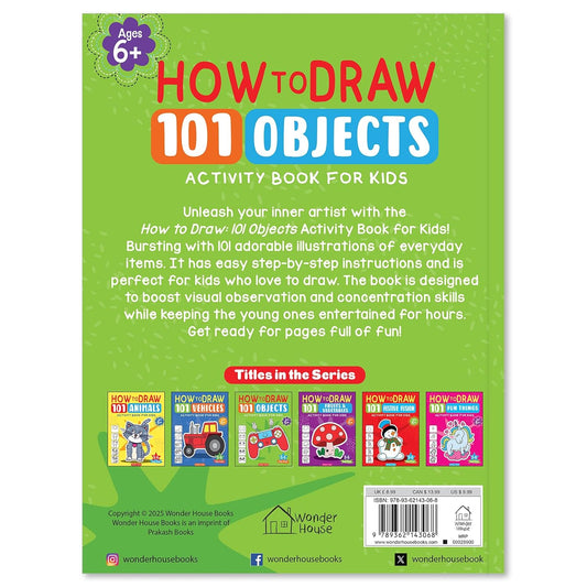 How To Draw 101 Objects Activity Book For Kids