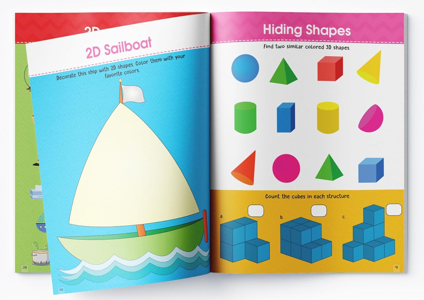 Learning Shapes Activity Book For Children: 80+ Activities