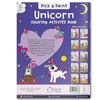 Unicorn: Pick and Paint Coloring Activity Book