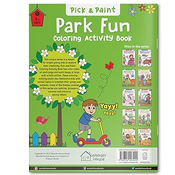 Park Fun: Pick and Paint Coloring Activity Book