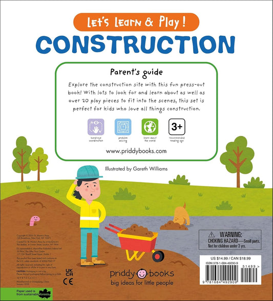 Priddy Books: Let's Learn & Play! Construction