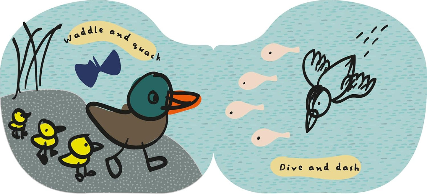 Duck and Friends: Shaped Bath Book