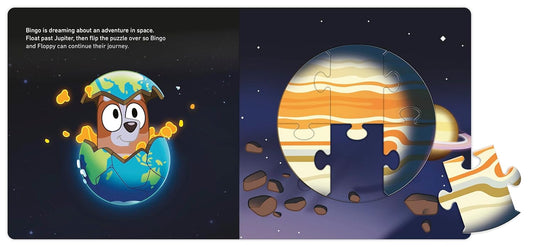 Bluey: A Jigsaw Puzzle Book (Includes 4 Double-Sided Puzzles)