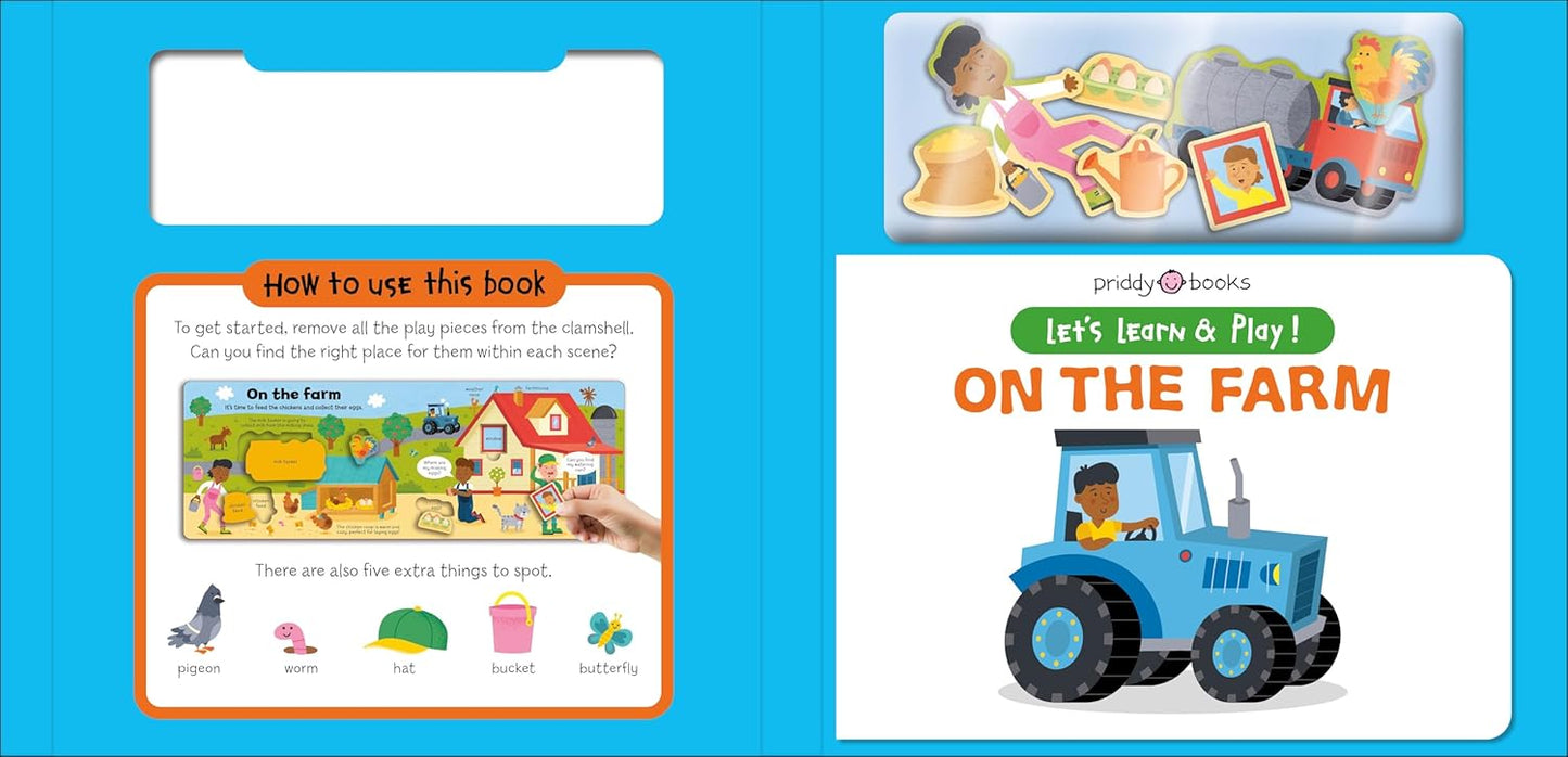 Priddy Books: Let's Learn & Play! On the Farm