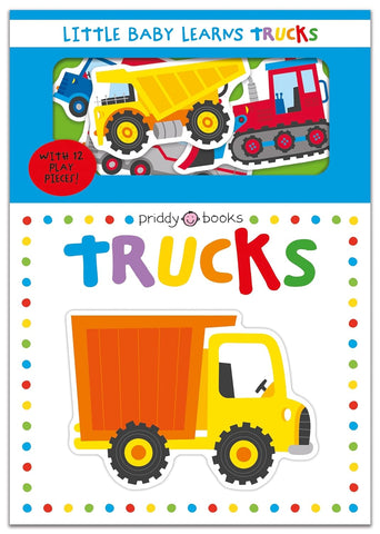 Priddy Books: Little Baby Learns: Trucks (With 12 Play Pieces!)