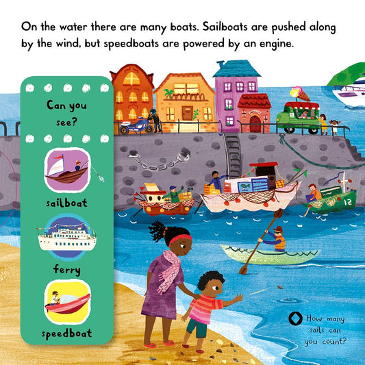 First Explorers: Things That Go - Push Pull Slide