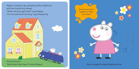 Peppa Pig: Peppa’s Clubhouse Fun: A Press-Out-and-Play Book