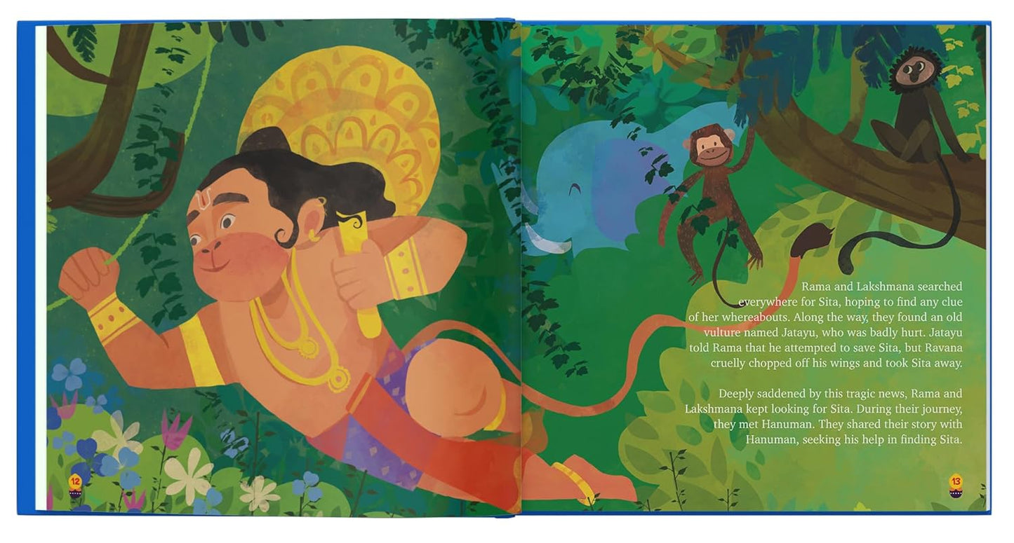 Ramayana for Kids: Special Edition Poster, Coloring Sheets & Stickers