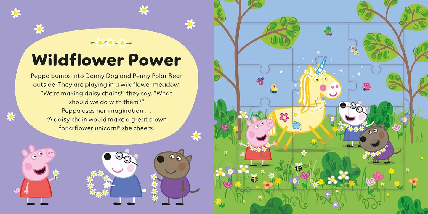 Peppa Pig: Peppa’s Unicorn Fun Jigsaw Puzzle Book