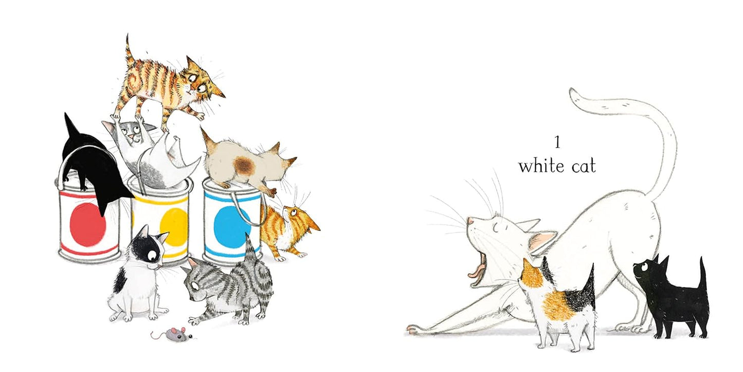 10 Cats: A Chaotic Colourful Counting Book - Emily Gravett