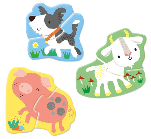 Usborne First Jigsaws and Book: Farm Animals (2 Piece)