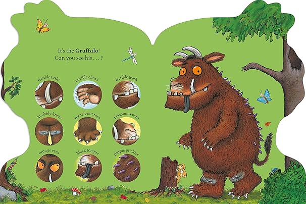 All About the Gruffalo Shaped Board Book - Julia Donaldson