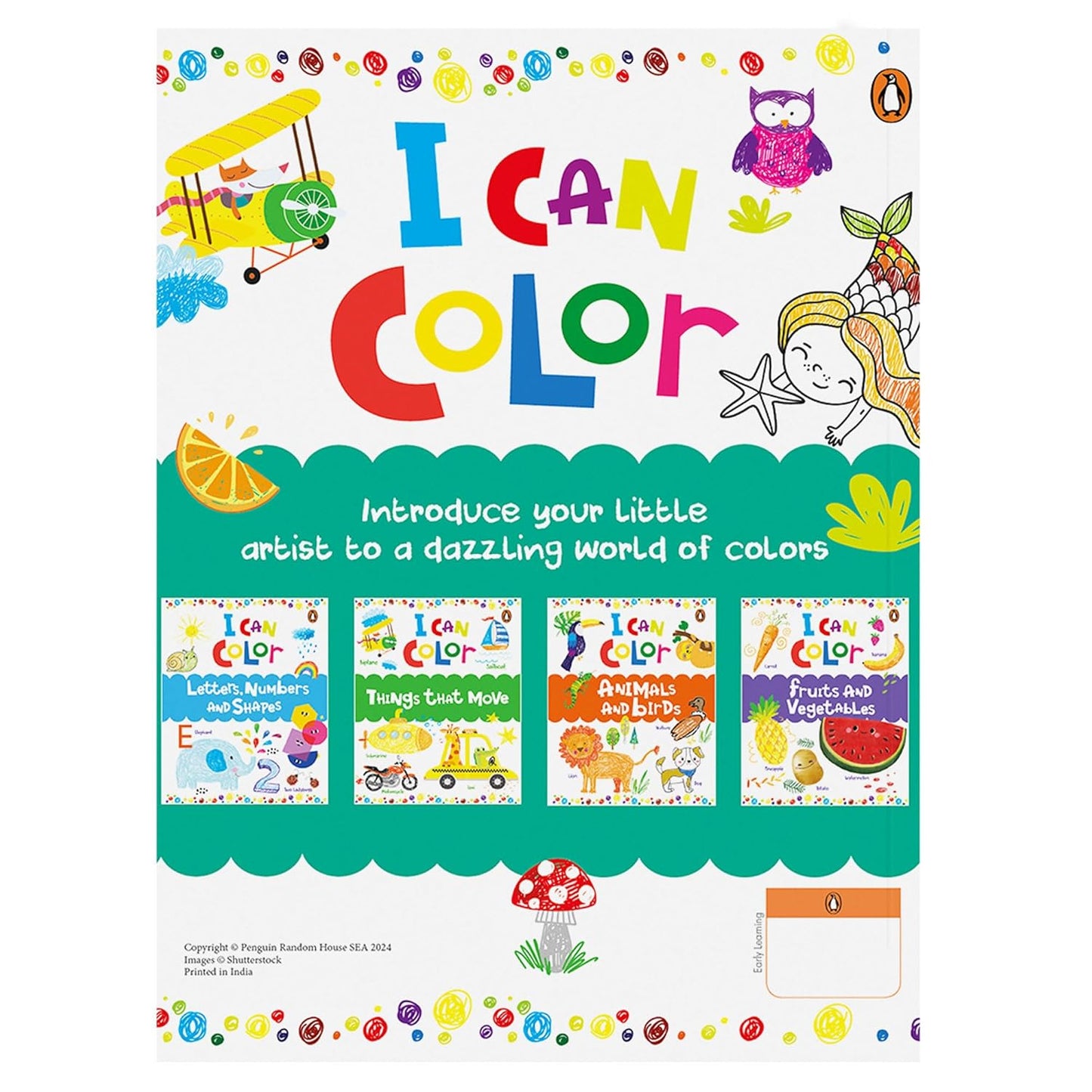 I Can Color Pack - Pack of 4 Books