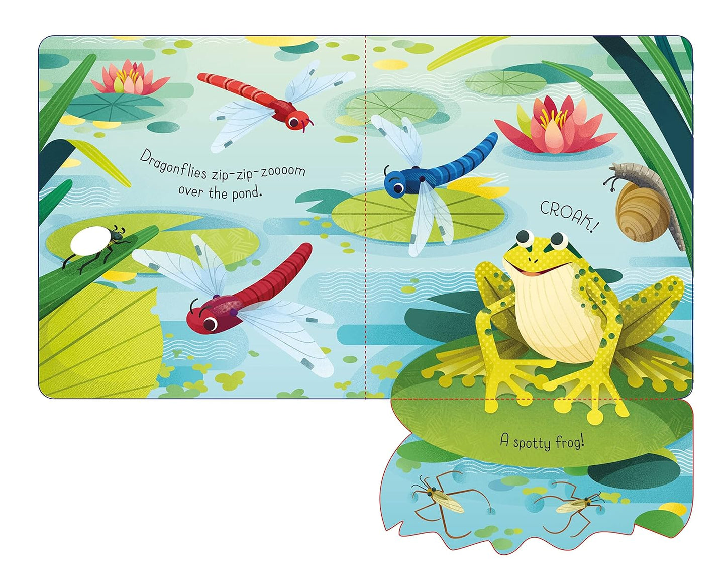 Usborne Little Lift And Look Spotty Frog