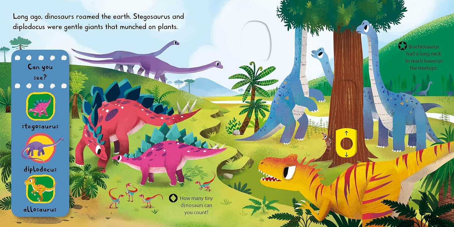 First Explorers: Dinosaurs (Push Pull Slide)