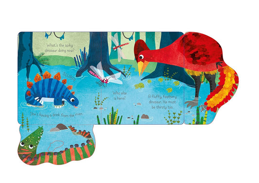 Usborne Little Lift and Look Spiky Dinosaur