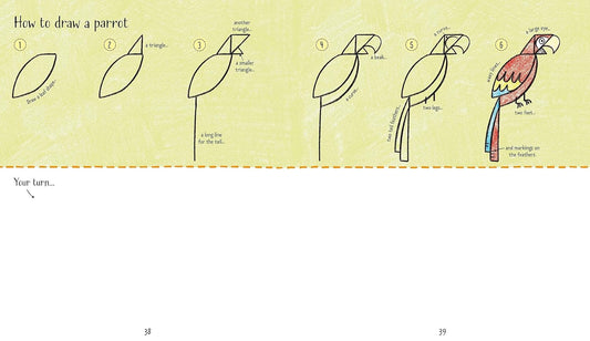 Usborne Step-By-Step Drawing Animals