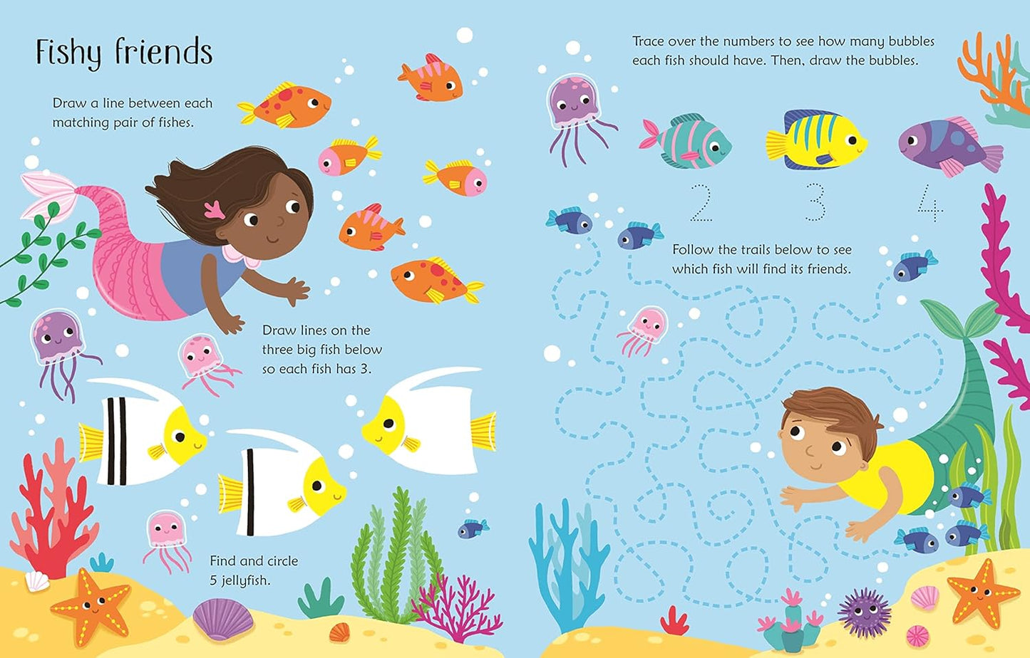 Usborne Wipe-Clean Mermaid Activities