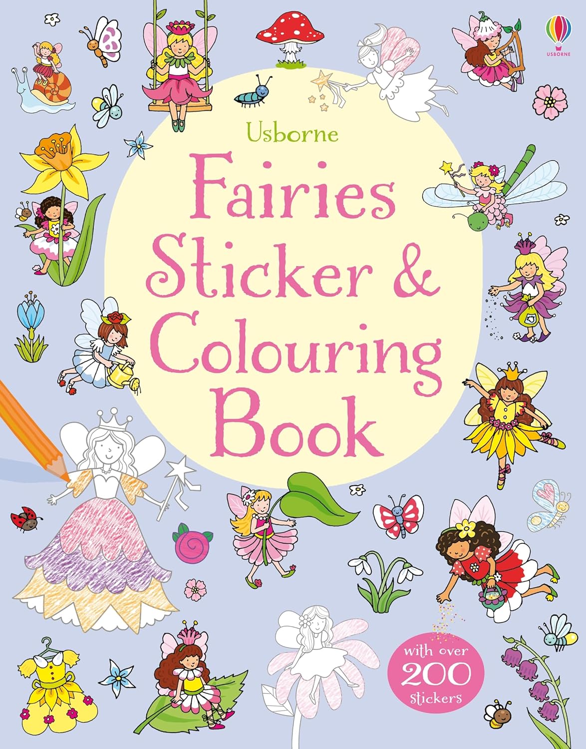 Usborne Fairies Sticker & Colouring Book