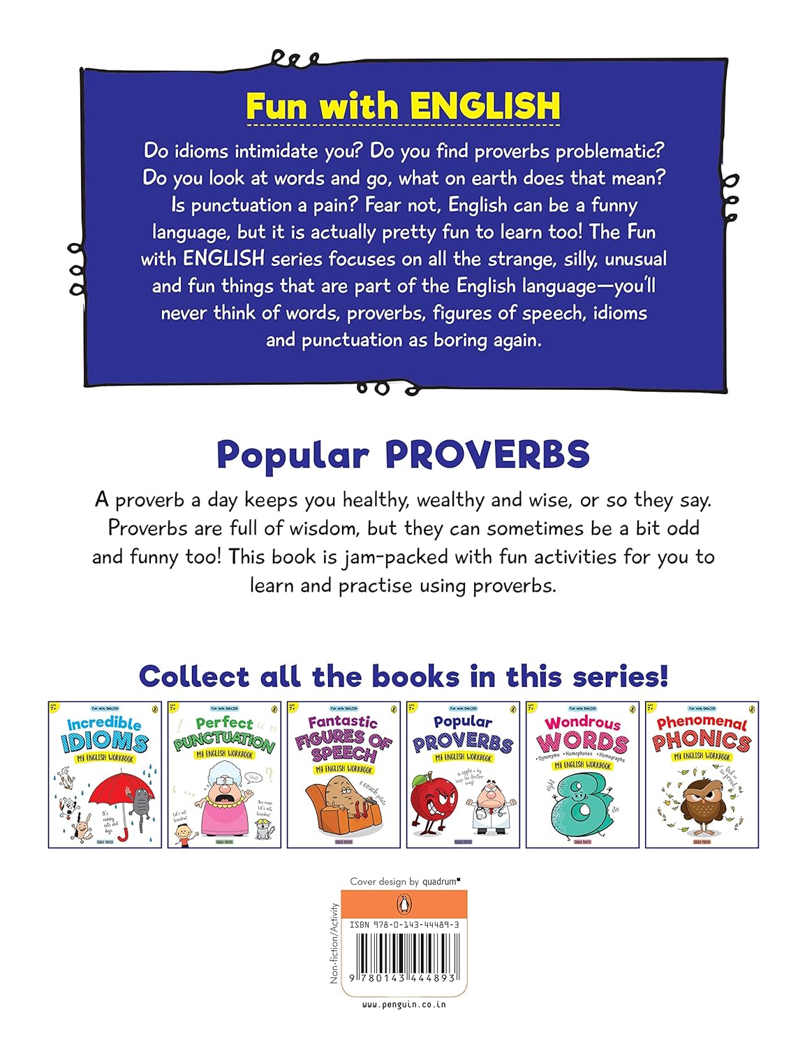 Fun With English: Popular Proverbs My English Workbook - Sonia Mehta