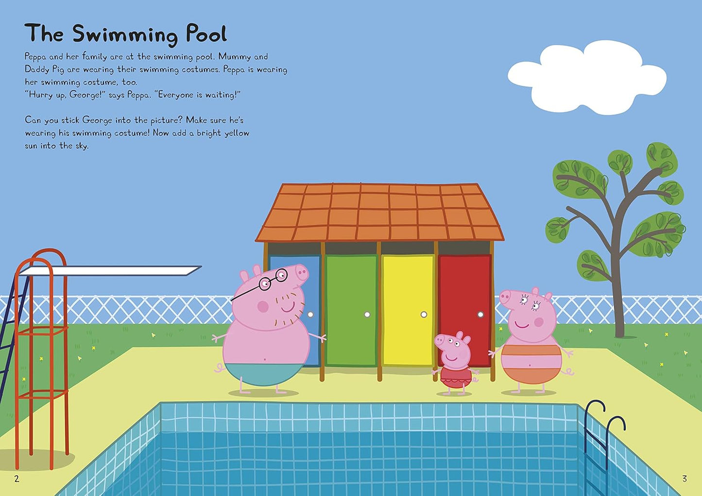 Peppa Pig: Peppa Goes Swimming Sticker Book