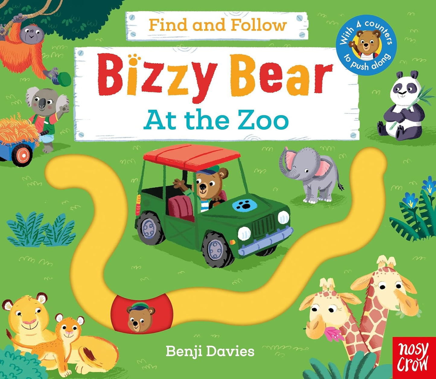 Find and Follow Bizzy Bear At the Zoo