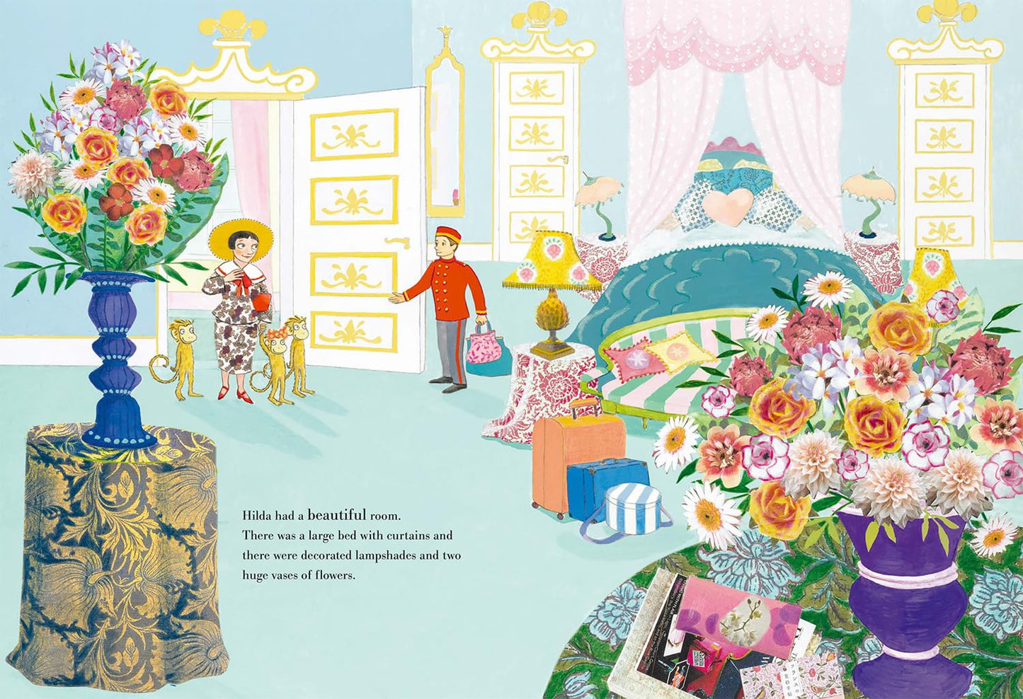 Three Little Monkeys and the Grand Hotel - Quentin Blake