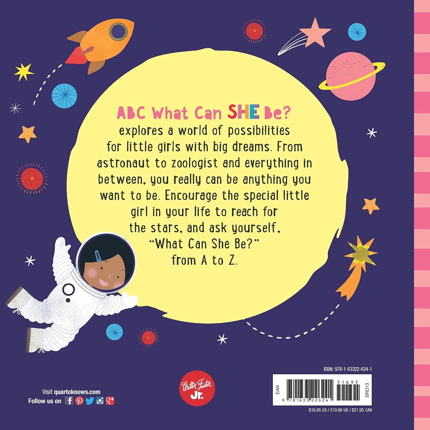 ABC What Can She Be? Girls Can Be Anything They Want to Be, From A to Z