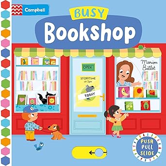 Busy Bookshop: Push Pull Slide
