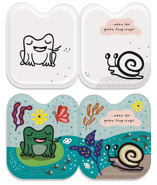 Frog And Friends: Shaped Bath Book