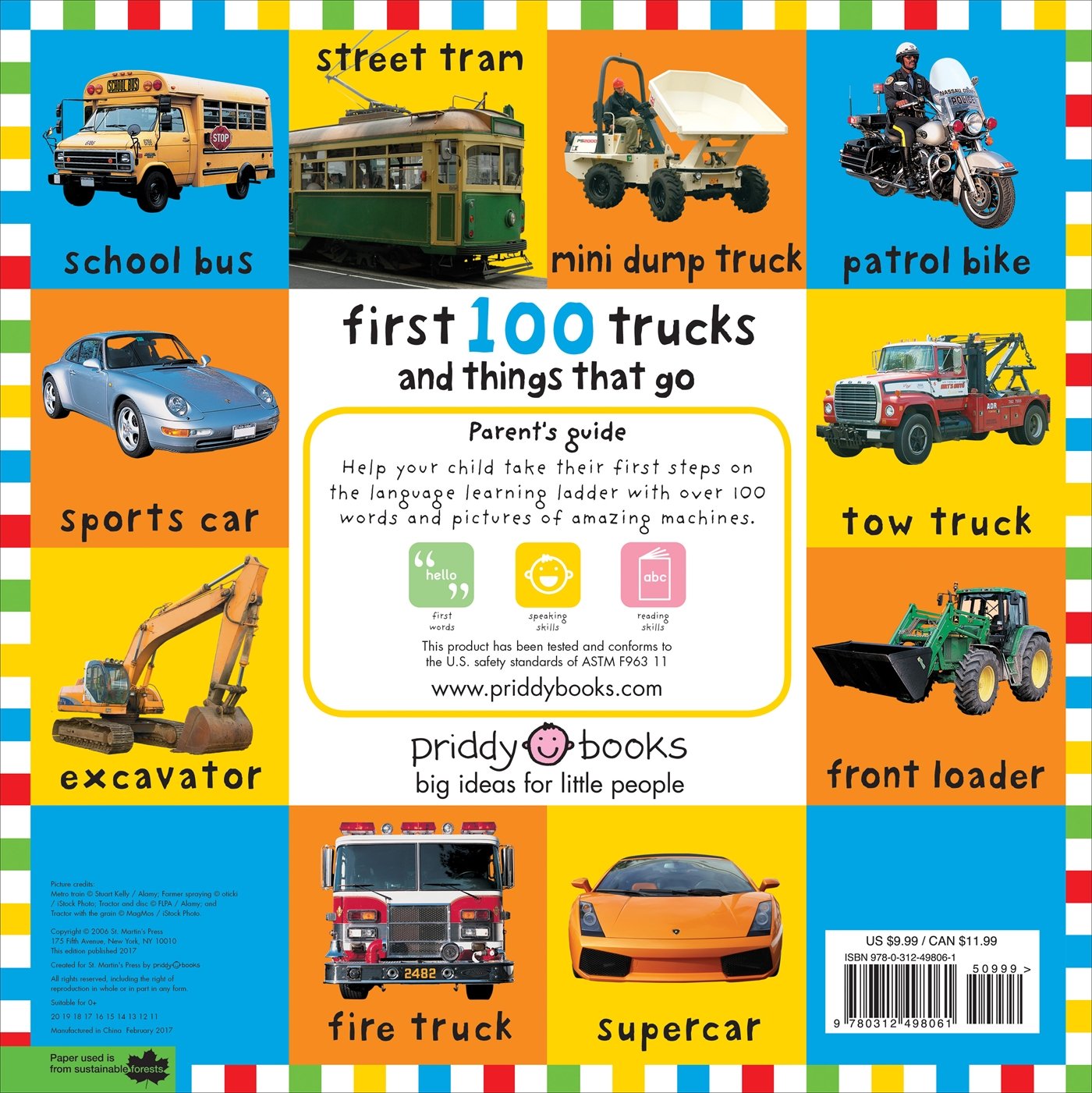 Priddy Books First 100 Trucks and Things That Go