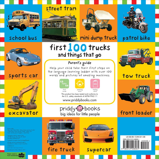 Priddy Books First 100 Trucks and Things That Go