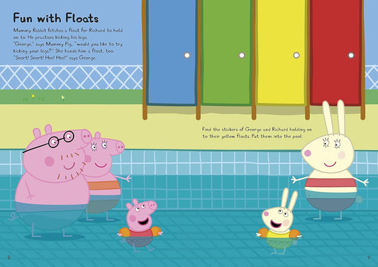 Peppa Pig: Peppa Goes Swimming Sticker Book