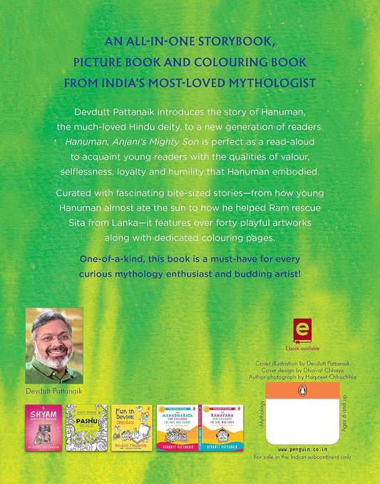 Hanuman Anjani's Mighty Son: Read and Colour - Devdutt Pattanaik
