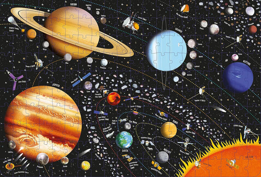 Usborne Book and Jigsaw Solar System (200 Pieces)