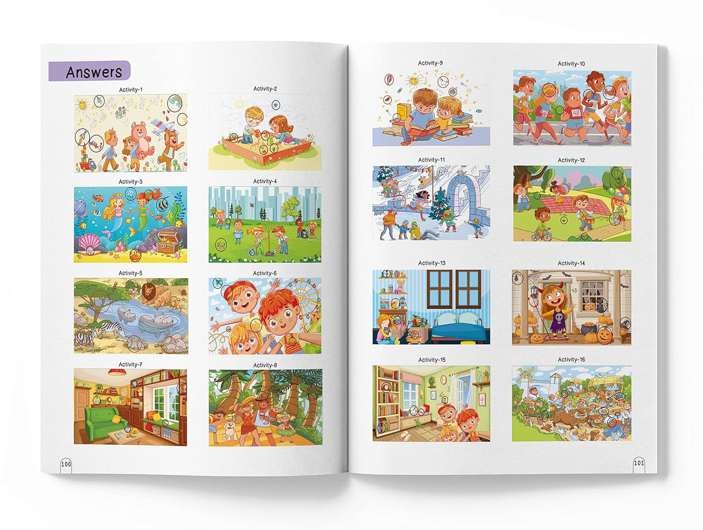 101 Spot The Hidden Objects Activity Book