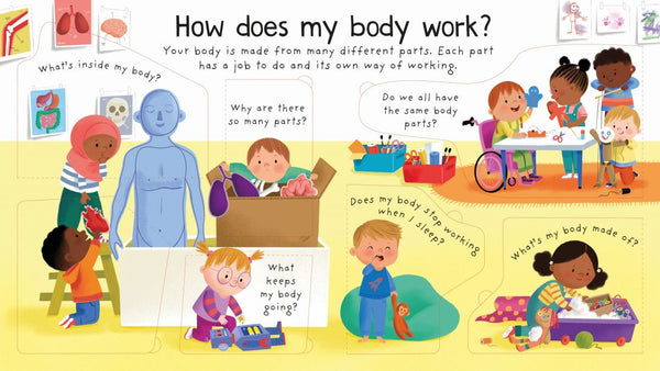 Usborne First Questions and Answers: How Does My Body Work?