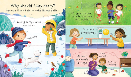 Usborne Lift-the-Flap Very First Questions and Answers Why Should I Say Sorry?