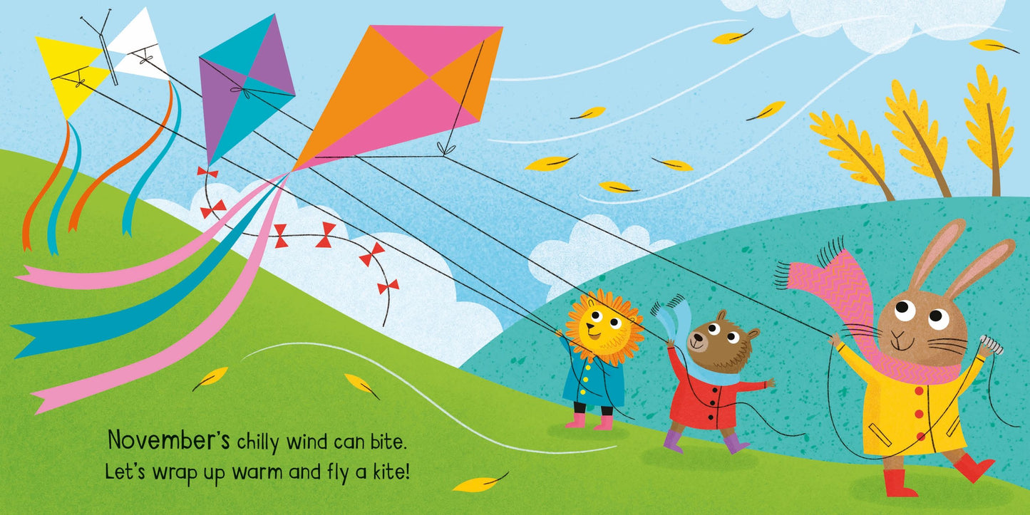 Usborne Little Board Book: Months of the Year