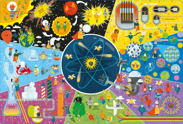 Usborne Book and Jigsaw Atoms and Molecules (300 pieces)