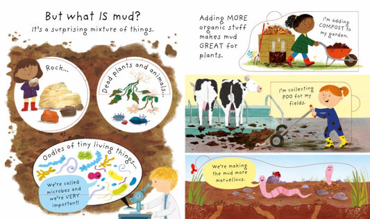 Usborne Lift-the-flap Very First Questions and Answers: What is Mud?