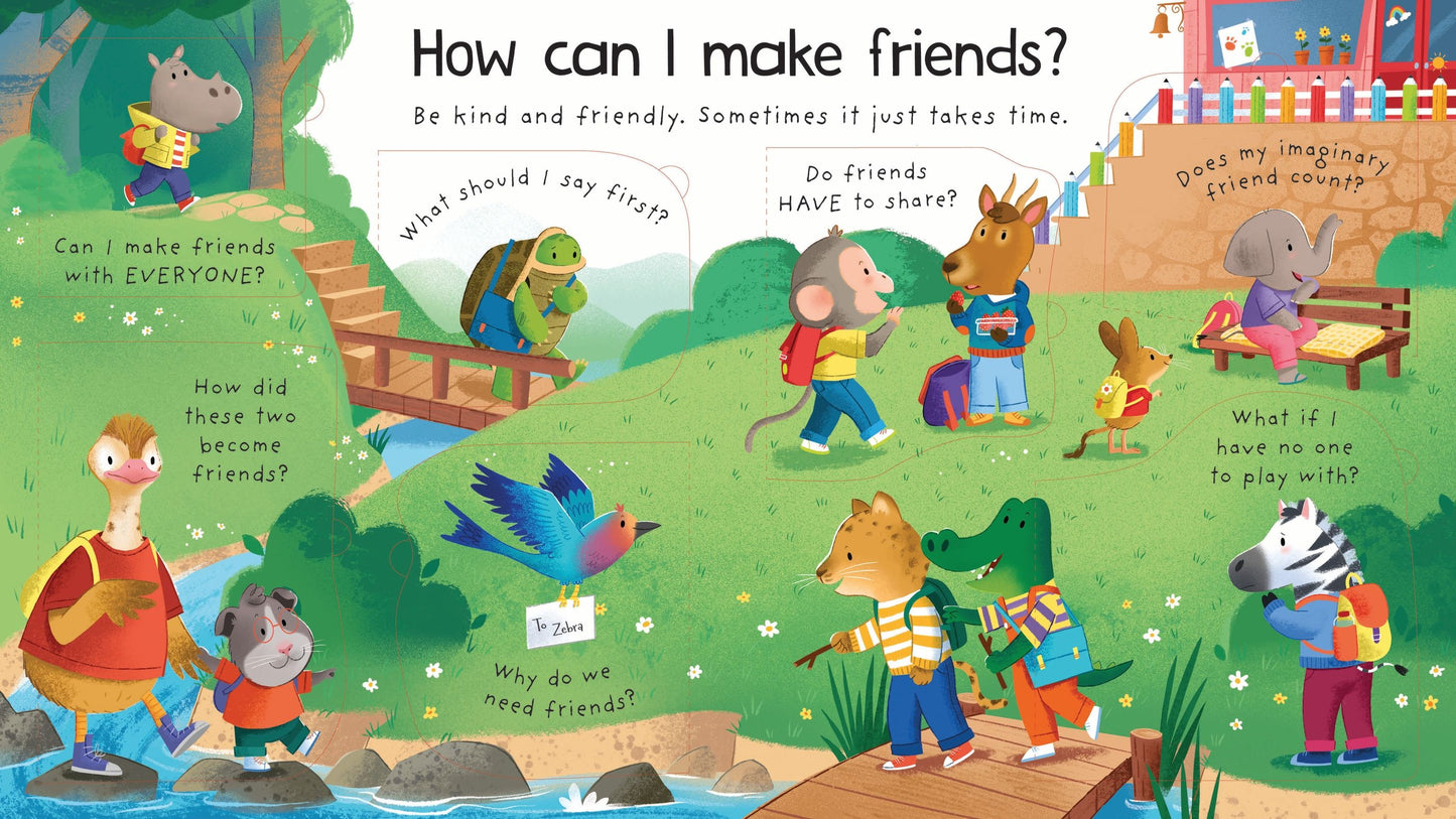Usborne Lift-the-Flap First Questions and Answers - How Can I Make Friends?