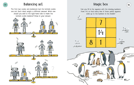 Usborne 100 Children's Number Puzzles & Games